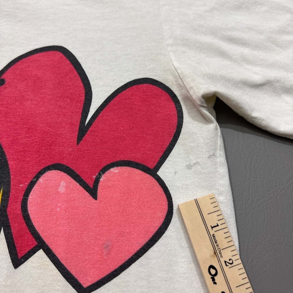 Vintage Flirts Garfield Love Hearts AOP One Size Sleep Shirt - Picture 5 of 10